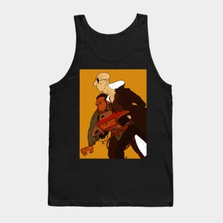 Bald Guy and Doc Chimp Tank Top